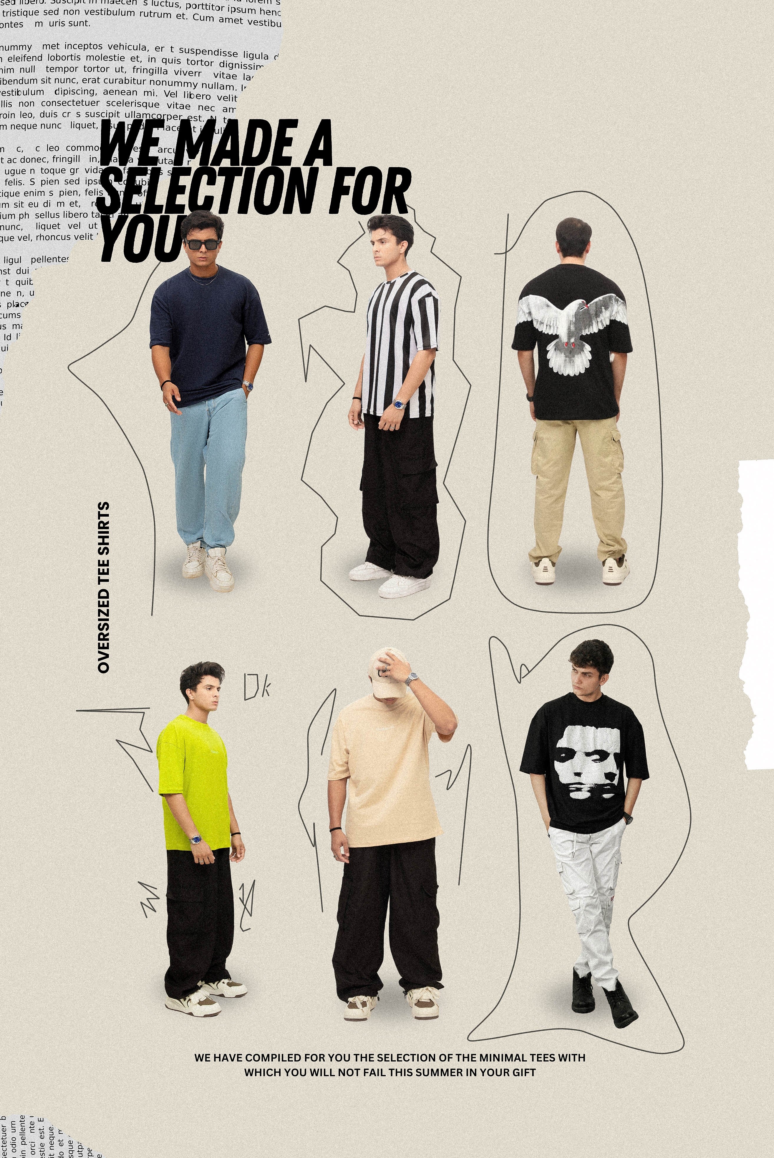 PUSH STYLE BOUNDARIES WITH OUTFIT BY DK’S STATEMENT OVERSIZED TEES: