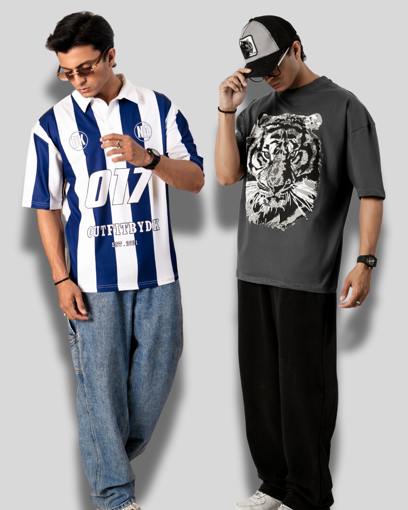 – PACK OF TIGER & STRIPED POLO –