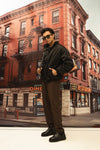 SOFT SHELL BLACK KOREAN-FIT JACKET
