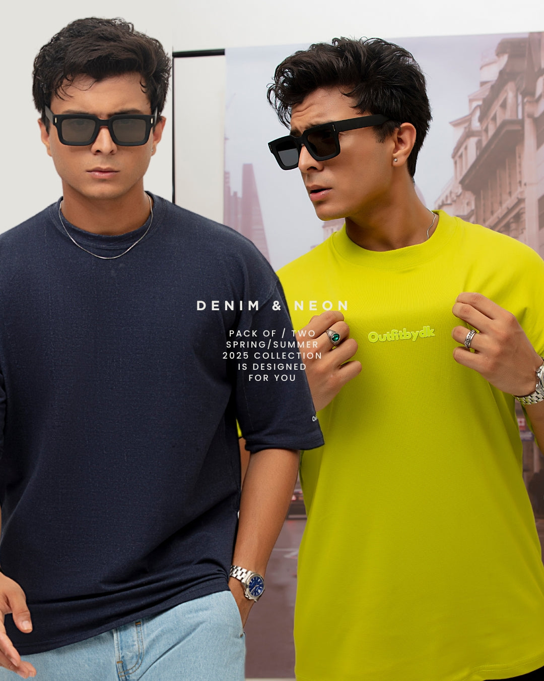 - PACK OF DENIM & NEON -