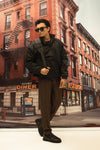 SOFT SHELL BLACK KOREAN-FIT JACKET