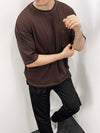 – CONTRAST STITCH OVERSIZES TEES –