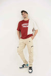 - Beige Kim Cargo Pant -