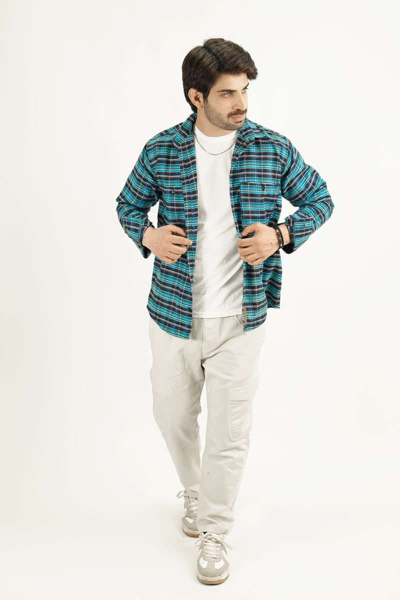 Dupplin Pattern PACK OF WIDE DUPPLIN & TEAL BLUE SHIRTS - – Outfit By DK