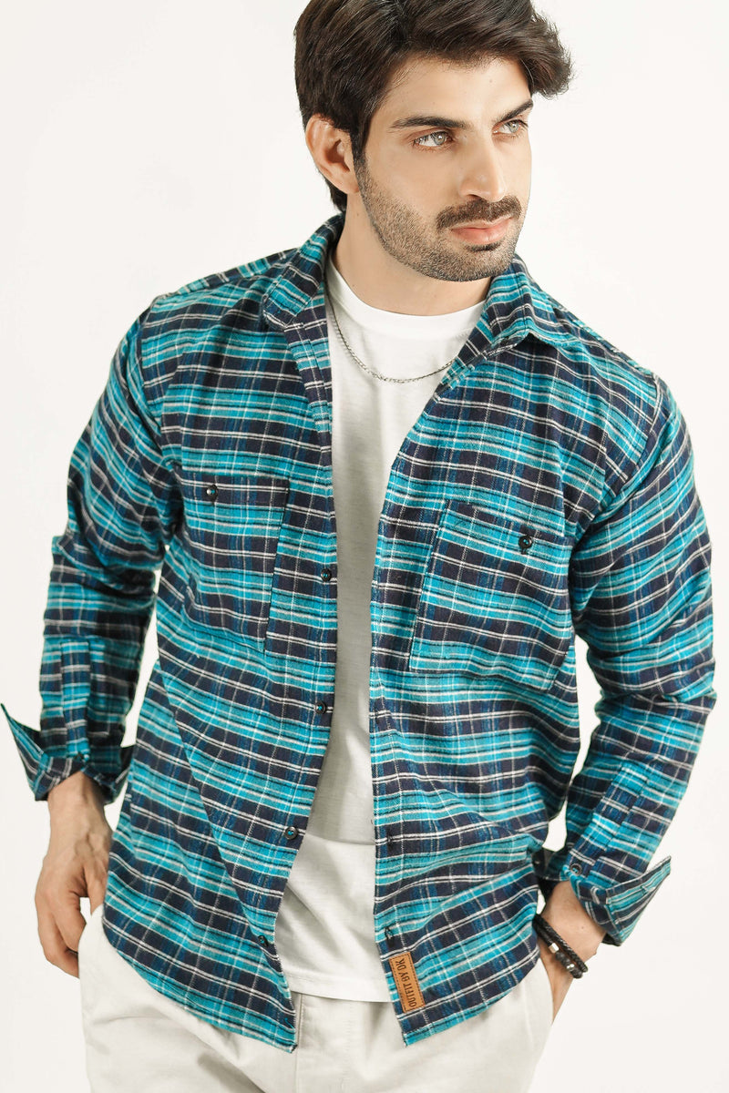 Dupplin Pattern PACK OF WIDE DUPPLIN & TEAL BLUE SHIRTS - – Outfit By DK