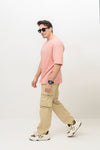 – PASTEL PEACH MINIMAL TEES –