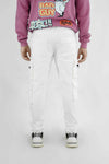 - White Baggy Fit Cargo -